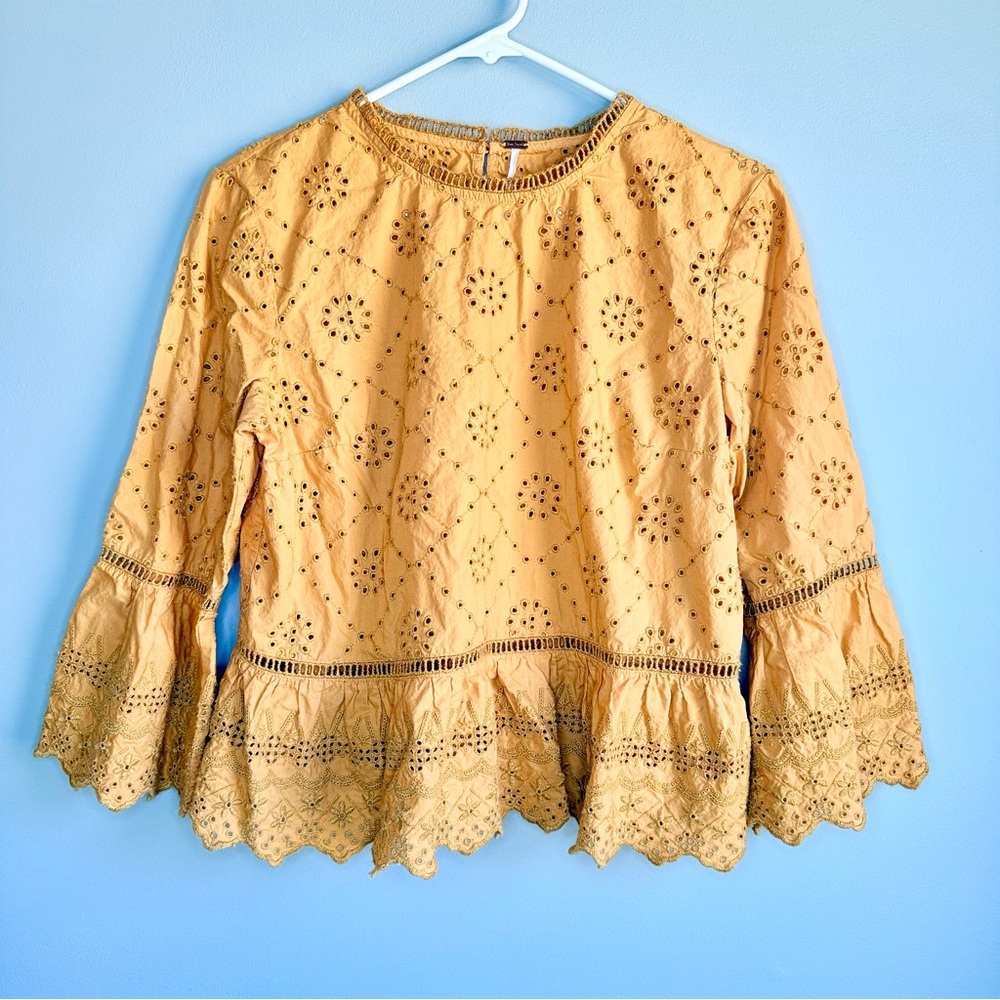 Free People Eyelet Blouse